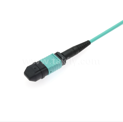 MPO/MTP-LC Breakout Patch Cord. Solução de cablagem de fibra óptica multi-núcleo de alta densidade.
