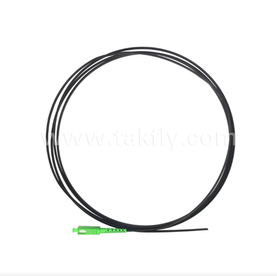 SC/APC FTTH Outdoor Flat Drop Pigtail ¢ Design simples, pré-conectado e anti-vibração para rápida implantação em campo
