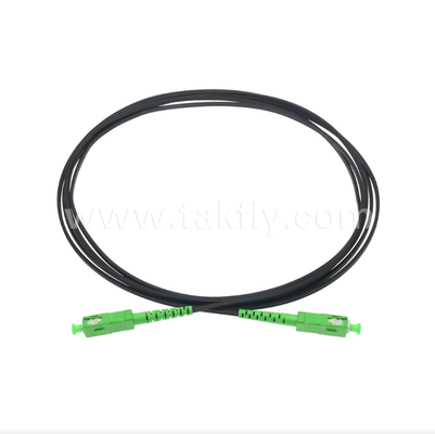 SC/APC para SC/APC FTTH Indoor Flat Drop Patch Chord -Simplex, pré-terminado, anti-vibração para rápida implantação no edifício