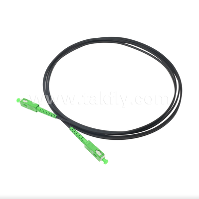 SC/APC para SC/APC FTTH Indoor Flat Drop Patch Chord -Simplex, pré-terminado, anti-vibração para rápida implantação no edifício