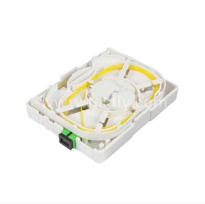 TKS-1806-02GB Caixa de terminação de fibra- Mesa ou montagem na parede, ideal para FTTH Final Drop & Pigtail Termination