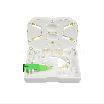 TKS-1806-02GB Caixa de terminação de fibra- Mesa ou montagem na parede, ideal para FTTH Final Drop & Pigtail Termination