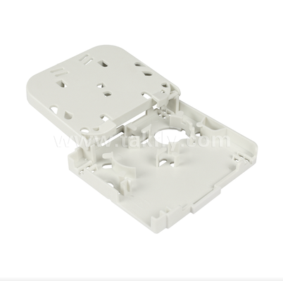 TKS-1806-02W Tomada de Parede de Fibra Óptica FTTH – Caixa de Terminação Interna Compacta para Instalações do Cliente
