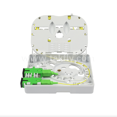 Tomada de Parede de Fibra TKS-1806-02F – Ponto de Terminação do Cabo de Alimentação para Cabo de Descida em Redes FTTx