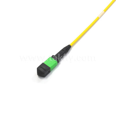 Cabo Trunk MPO Monomodo OS2 Personalizado Amphenol com 288 Fibras e Perda de Inserção Máxima de 0.35dB para Data Center