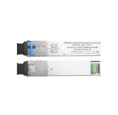 Transceptor SFP GPON OLT Classe C++ GP4321-3SCDC2x – 2.5G/1.25G, DFB de 1490nm, APD-TIA de 1310nm, SC/UPC, Orçamento de Link de 32dB+