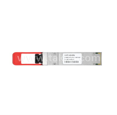 QSFP+ 40G ER4 Transceptor Óptico 4x10G CWDM, alcance de 40 km, APD-TIA, Hot-Pluggable, RoHS 6 Compliant