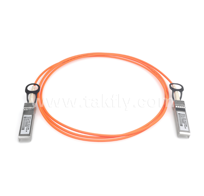 Cable óptico ativo (AOC) 10G SFP+ 300m em OM3, 850nm VCSEL, baixa potência <0,35W/final, SFP+ para SFP+ Interconexão de curto alcance