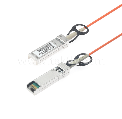 Cable óptico ativo (AOC) 10G SFP+ 300m em OM3, 850nm VCSEL, baixa potência <0,35W/final, SFP+ para SFP+ Interconexão de curto alcance