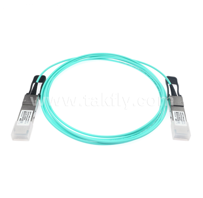 100G QSFP28 Cable Óptico Ativo (AOC) 4×25G, Até 104Gbps, 3-70m, VCSEL Array, Baixa Potência <3.5W, QSFP28 para QSFP28