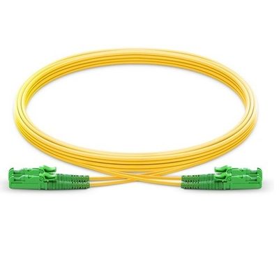 O remendo da fibra do duplex do único modo G652D 9/125 de E2K 2000 cabografa LSZH 3.0mm