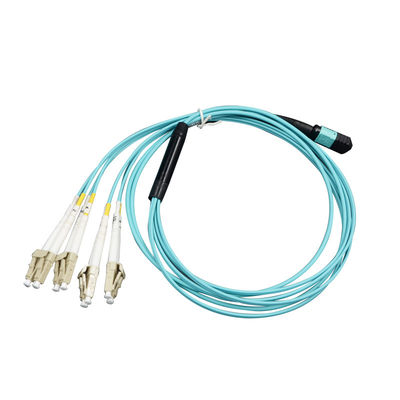 10ft 8 núcleos MPO MTP à fibra Jumper Cables de Unitboot LC milímetro 40GbE Mpo
