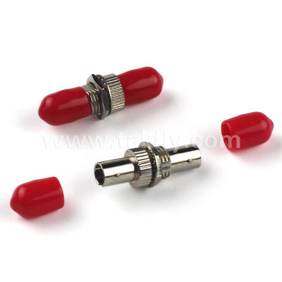 Adaptador de metal de modo único Simplex ST para conexões de fibra sem costura