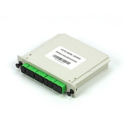 divisor do PLC da fibra ótica da gaveta do único modo G657A1 LGX de 1x8 SC/APC em FTTx
