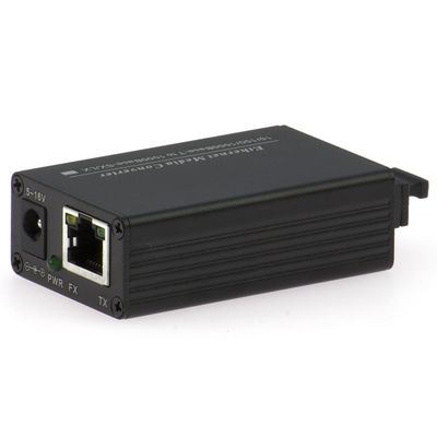 SC 10/100/1000M portuário duplo do conversor de Mini Type Fiber Optic Media