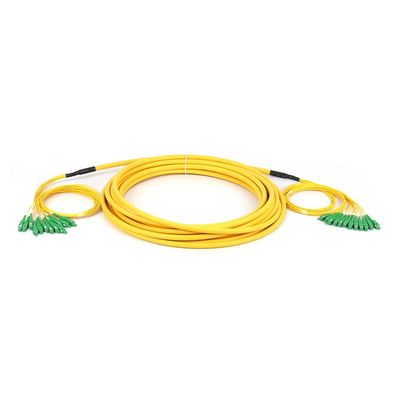 SC/APC - fibra ótica Singlemode Patchcord dos núcleos da manutenção programada 12 do cabo da fibra da fuga de SC/APC