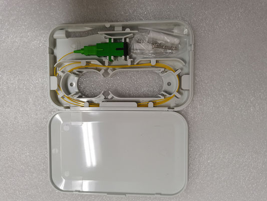 Adaptador portuário SX do SC APC da trança do cabo da caixa 0.9mm da terminação da fibra ótica do SC APC 1