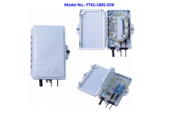 Caixa terminal interna exterior de distribuição de cabo de fibra ótica da junção da montagem da parede da solução da SESTA FTTH do ABS FDP