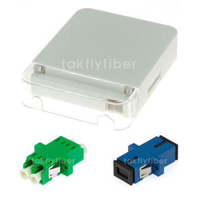 Caixa de distribuição da fibra da caixa da terminação da fibra ótica do porto 115x86x23mm de FTTH 1