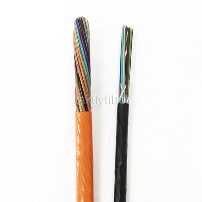 do ar não metálico do HDPE GCYFXTY do cabo de fibra ótica exterior de 12C 24C 48C 96C GCYFTY cabo fundido das FO micro