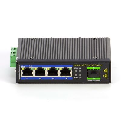 Interruptor industrial portuário 30W do ponto de entrada IP40 4 1000Mbps com porto ótico de SFP