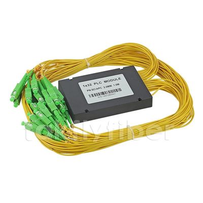 Divisor do PLC da fibra do módulo do ABS do SC APC 1x32 para a rede de FTTH FTTX GPON