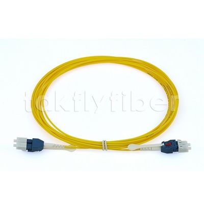 Polaridade Rotativa 2.0mm LC PC Uniboot Duplex Fibra Óptica Patch Cord com G657A1 Fibra para Rede