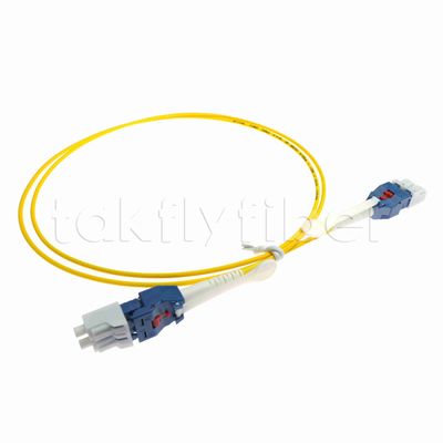 Polaridade Rotativa 2.0mm LC PC Uniboot Duplex Fibra Óptica Patch Cord com G657A1 Fibra para Rede