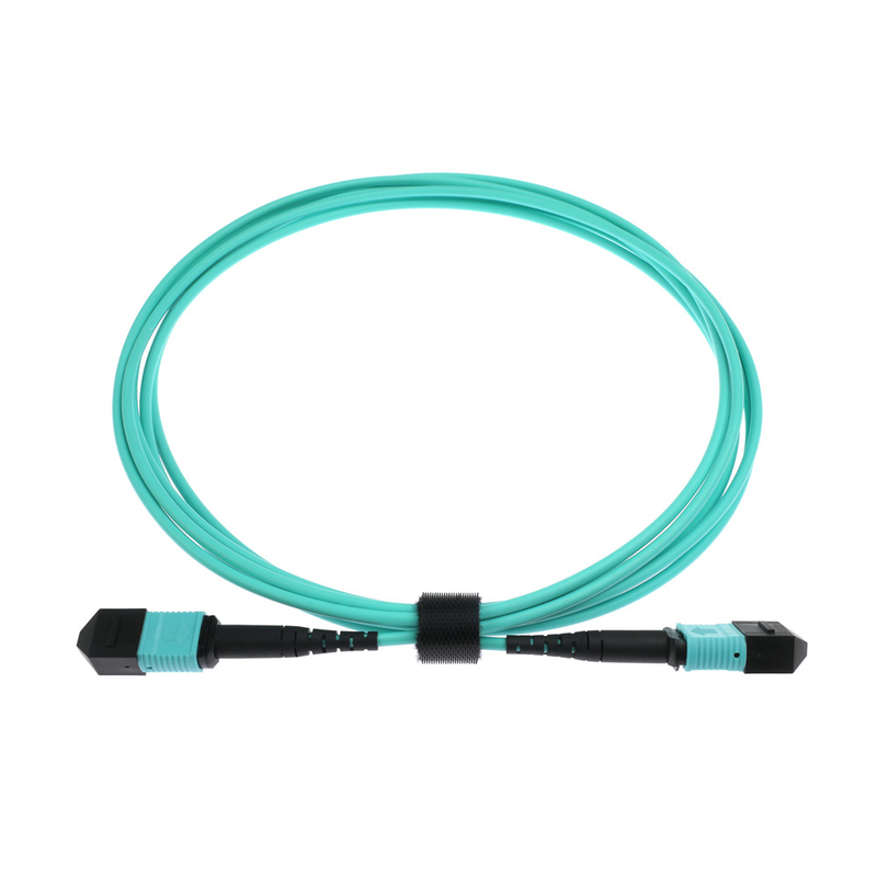 PVC/LSZH Multi-Mode MPO MTP Fibra Óptica Cabos 20m comprimento com -20.C a 70.C temperatura de funcionamento