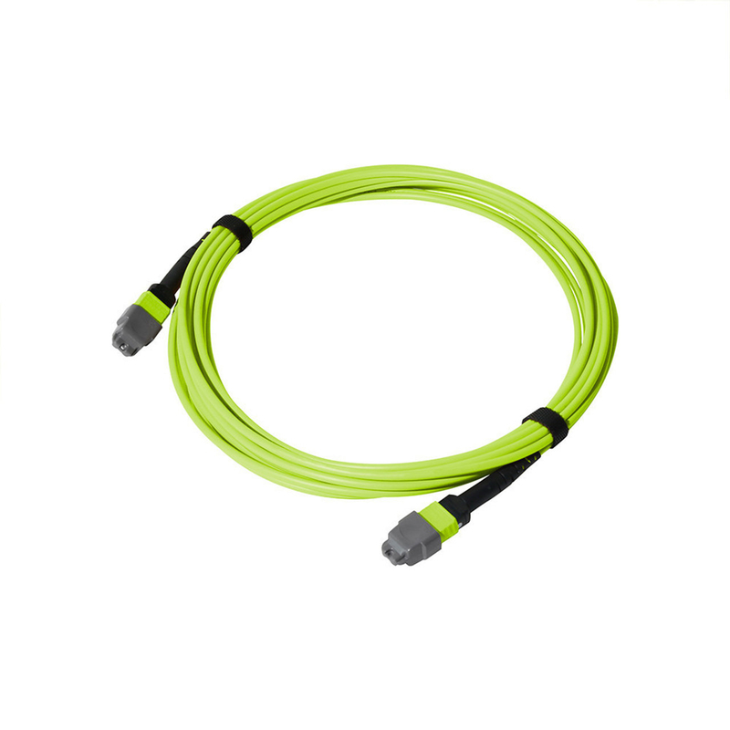 Cabos de fibra óptica MPO MTP em Lime Verde LSZH