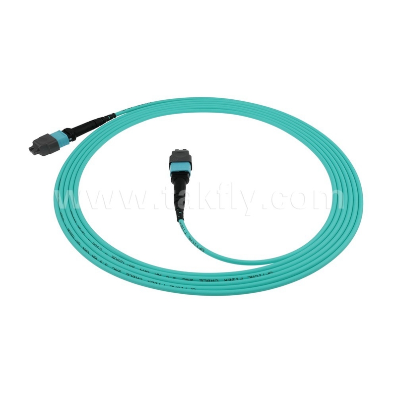 16 Núcleo SM MM MPO MTP Fibra óptica Jumper Cable para Data Center FTTX Personalizavel