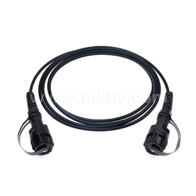 SM/MM MPO Patch Cord MTP Trunk Cable ODVA-MPO/MTP Waterproof Jumper para Data Center FTTX