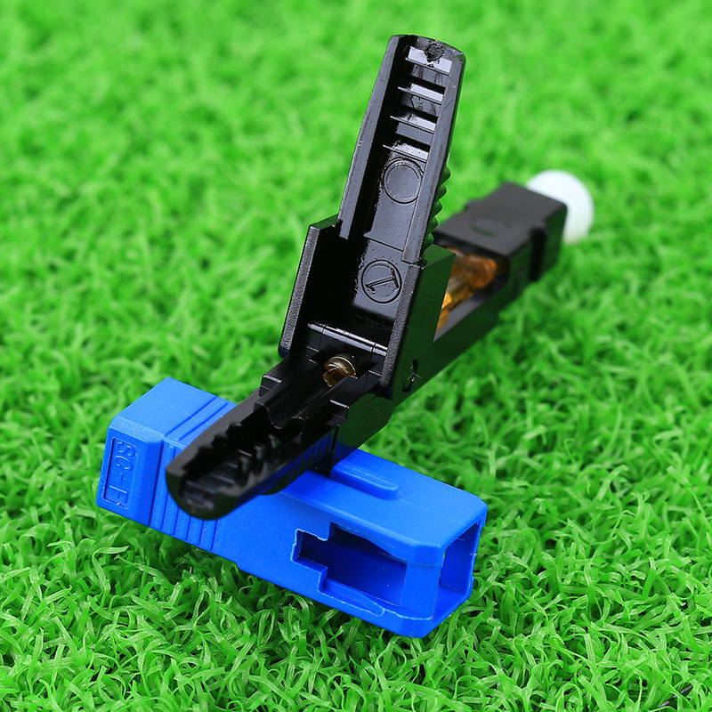 Conector rápido instalado em campo SC/APC Inclui corpo para instalação fácil