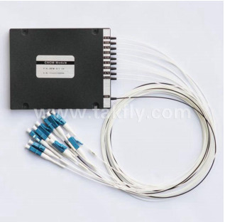 1%TAP 8+1CH CWDM Mux Demux ABS Box 2.0mm 3.0mm LC APC Conector