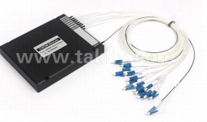 16 CH CWDM Mux Demux ABS Box 2.0mm 3.0mm LC Conector APC