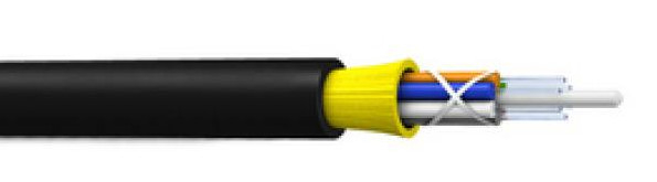 2-24F cabo de fibra óptica ADSS 120m comprimento para conexão de rede ao ar livre