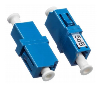 Atenuador de fibra óptica de fibra fixa de metal LC/UPC para atenuação de sinal