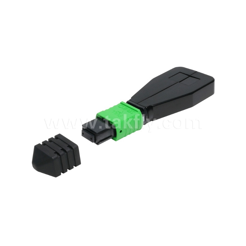 OEM Fibra Óptica Loopback MPO MTP Connector SM/MM Cable Assemblies para Data Center FTTX