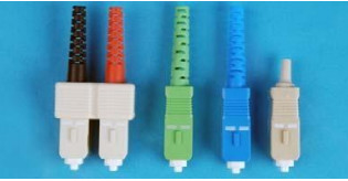 SC Conector de fibra óptica simplex/duplex Tipo de várias peças / Tipo de uma única peça
