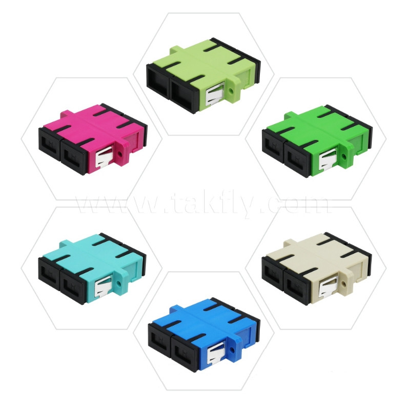 Acoplador de cabo de adaptador de fibra óptica personalizável SC APC/UPC Simplex/Duplex para Data Center FTTH Multicore
