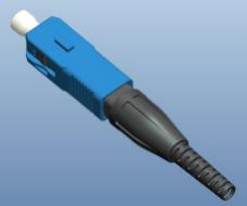 Conector de fibra óptica mecânica de núcleo único com perda de retorno de PC 50 dB garantida