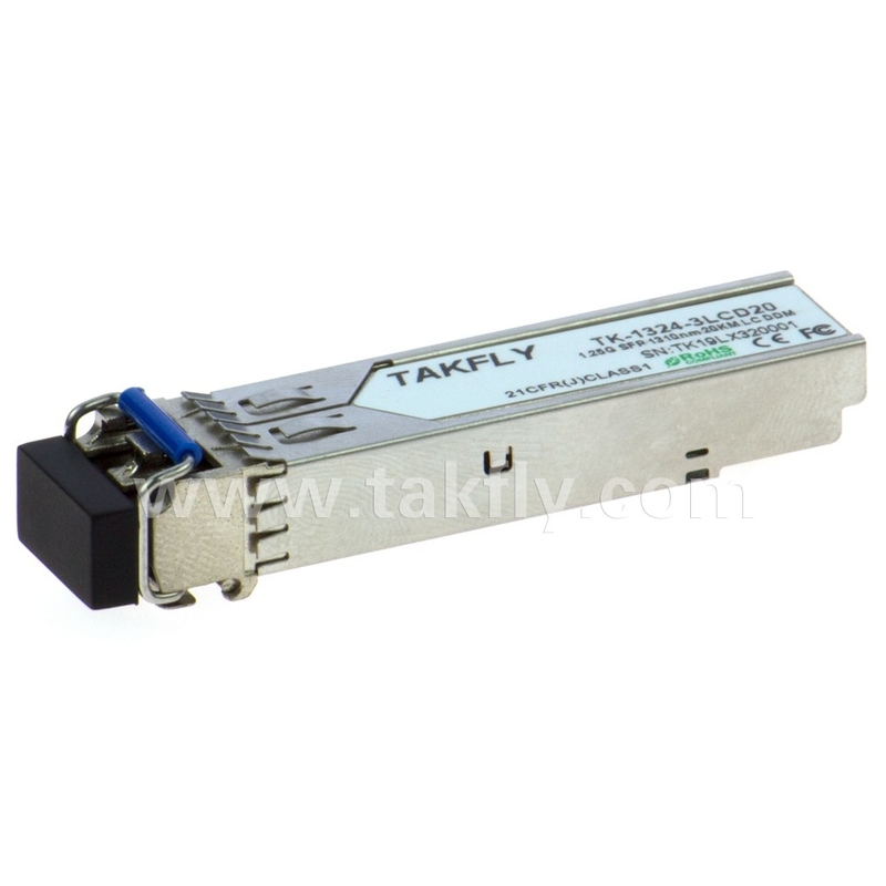 1.25G SFP 1310nm 20KM SMF DDM LC CISCO JUNIPER HUAWEI COMPATÍVEL Módulo de transmissor óptico SFP