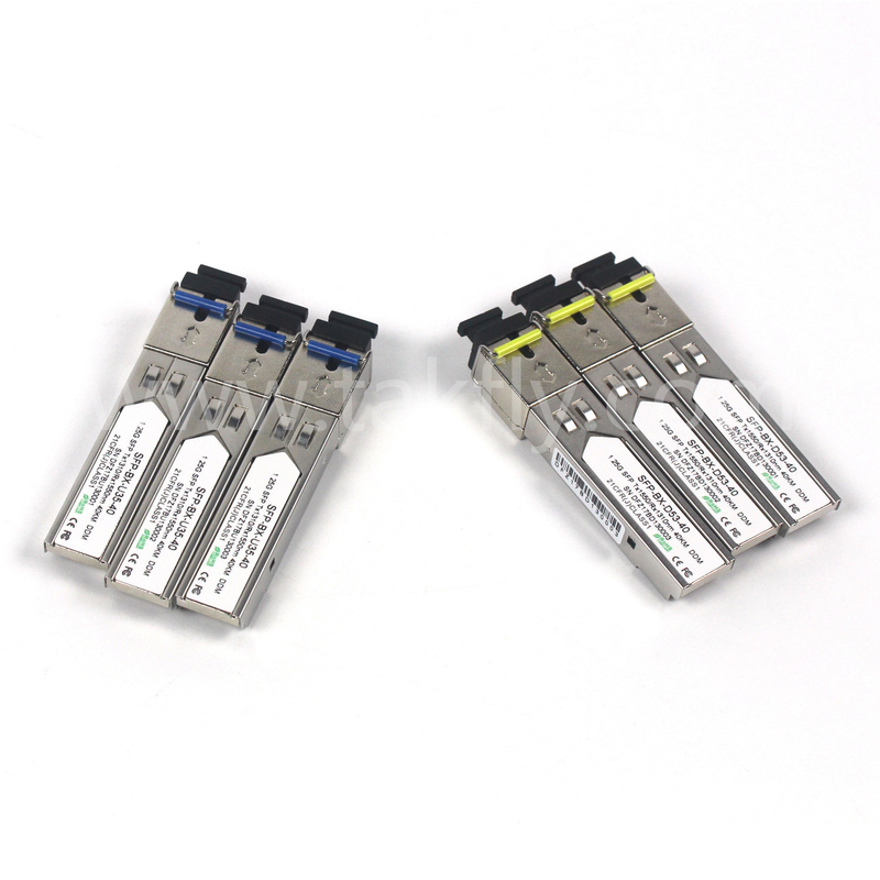 1.25G SFP BIDI Modulo de Transmissor Óptico Tx1310/Rx1550nm 40KM SMF DDM LC CISCO JUNIPER HUAWEI COMPATIBLE