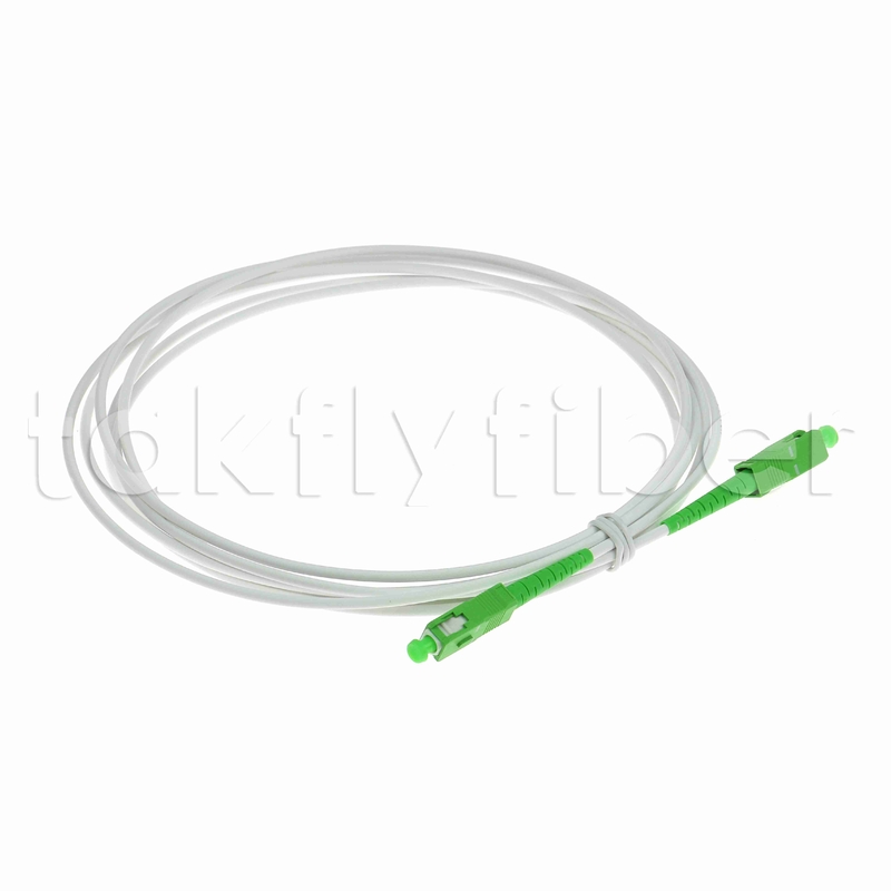 Resistente a roedores G657A2 SC APC Fibra Óptica Patchcord Fibra blindada Patch Cable SM 3.0mm