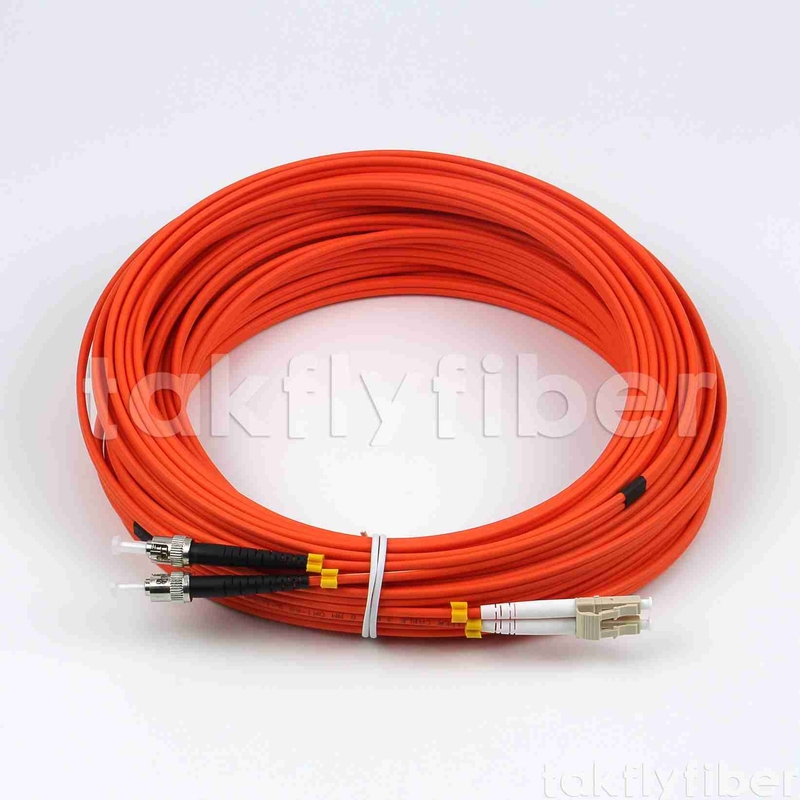 UPC MM Duplex Fiber Patch Cord 3.0mm LSZH ST para LC OM1 OM2 APC