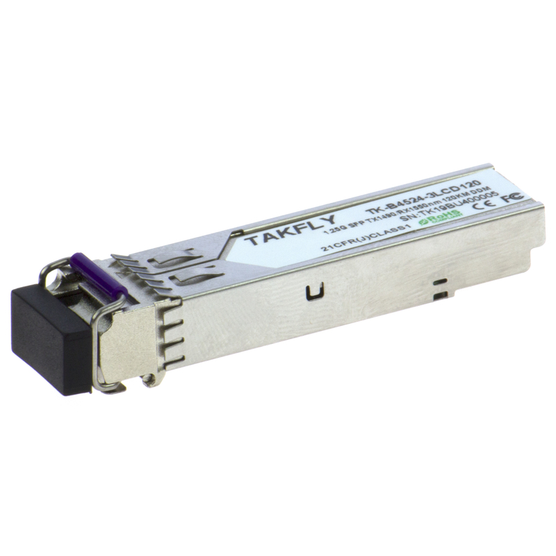 1.25G SFP BIDI Transceiver Tx1490/Rx1550nm 120KM SMF DDM LC CISCO JUNIPER HUAWEI COMPATIBLE