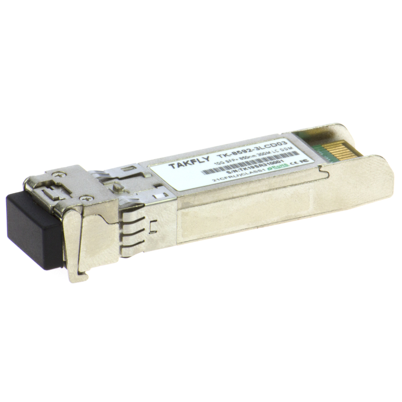 10GBASE-SR 10G SFP+ Modulo de Transmissor Óptico 850nm 300m DDM Duplex LC/UPC MMF Cisco Juniper Huawei Compatível