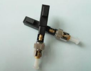 Conector rápido de fibra óptica SM/MM ST com perda de retorno ≥ 50 dB em FTTH