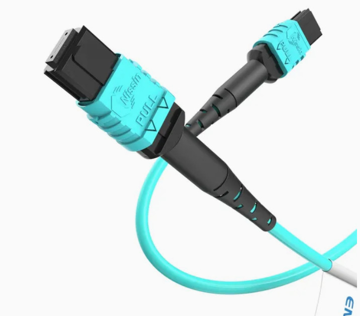 Compatível com MTP Om3 MPO para MPO Cabos de fibra óptica para Qsfp+Transceptores de comunicações 5g Tipo B