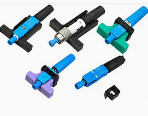 Conector rápido de fibra óptica FTTH ST/UPC para redes CATV e FTTH